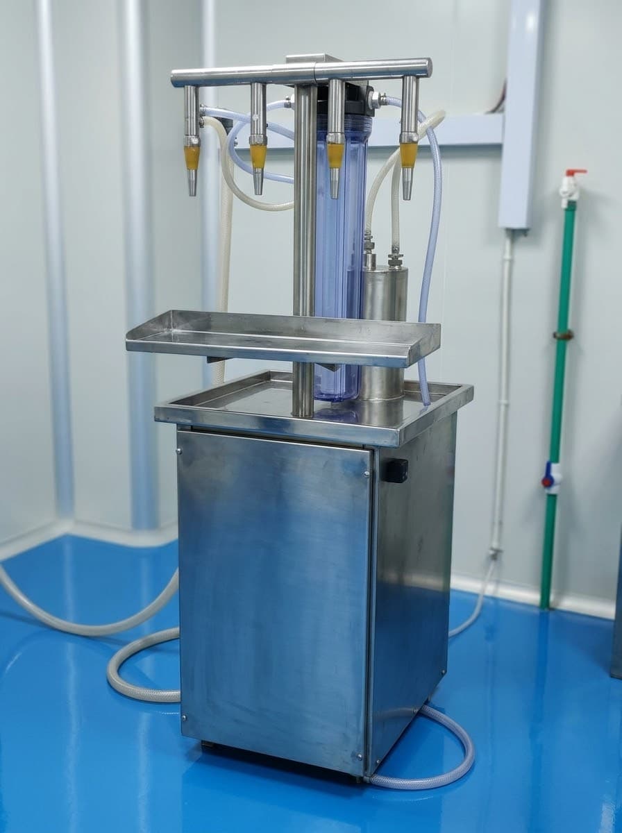 4-Nozzle Pneumatic Liquid Filling Machine